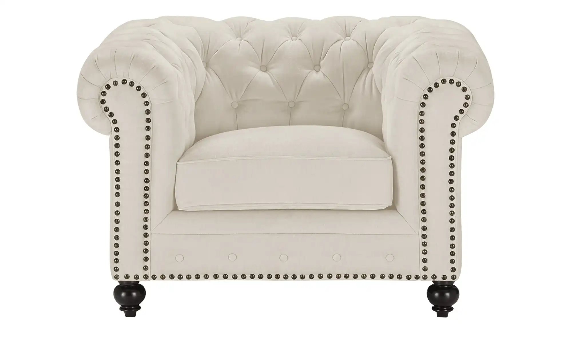 uno Sessel Chesterfield Stoff
