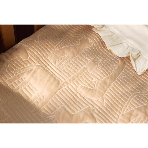 Couverture berceau Jungle jambo - Biscuit - JOLLEIN