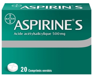 ASPIRIN S Tabletten 500mg, 20 Stück