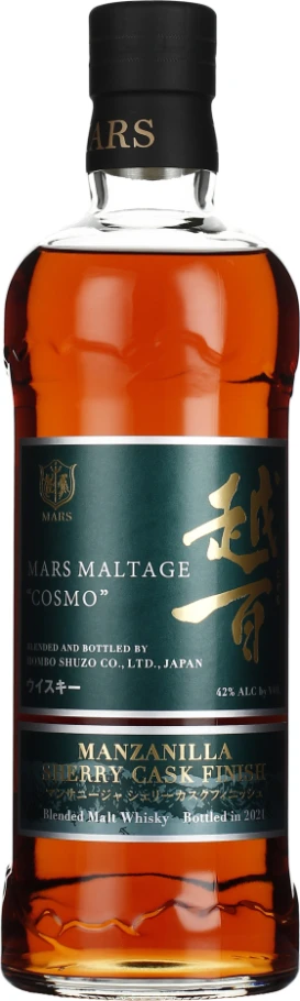 MARS MALTAGE COSMO MANZANILLA SHERRY CASK FINISH 70CL