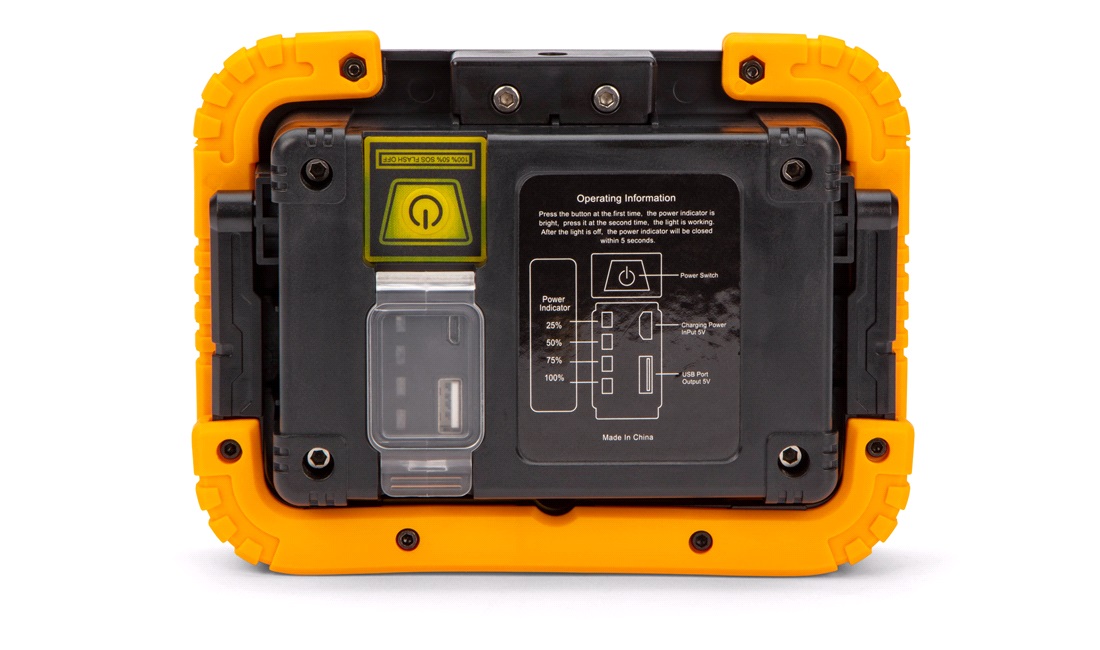 LED arbejdslampe 10W genopladelig