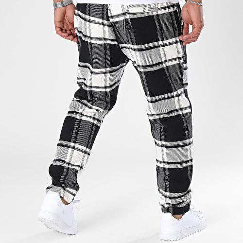 Pantalon Jogging Noir Blanc