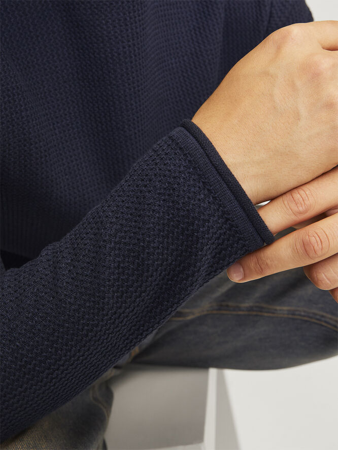 Jack & Jones JJECOOPER KNIT CREW NECK NOOS Mood indigo