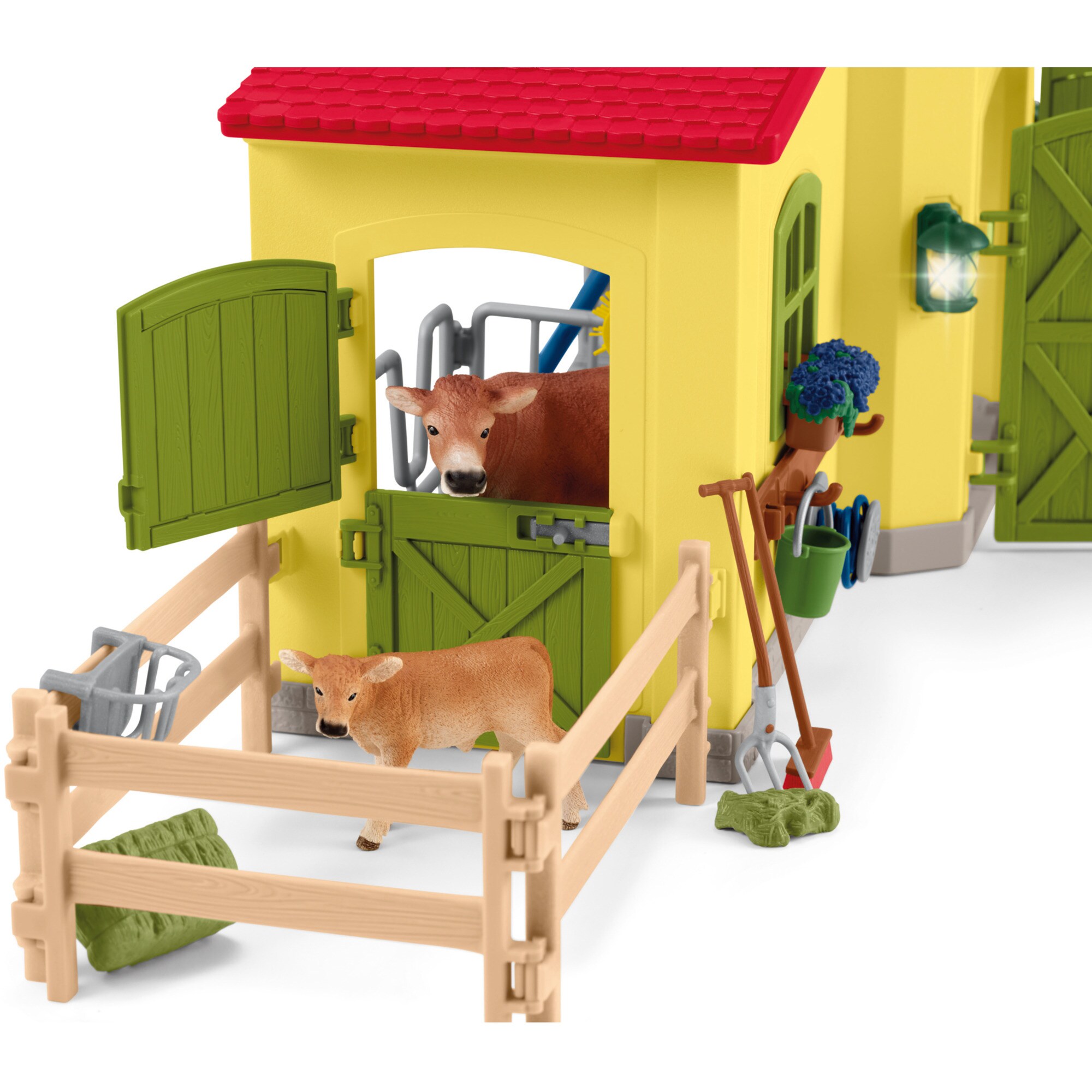 Schleich Spielfigur Farm World Großer Stall