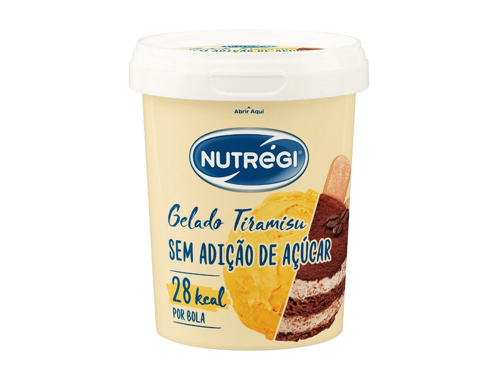GELADO NUTRÉGI SEM AÇÚCAR TIRAMISU 500ML