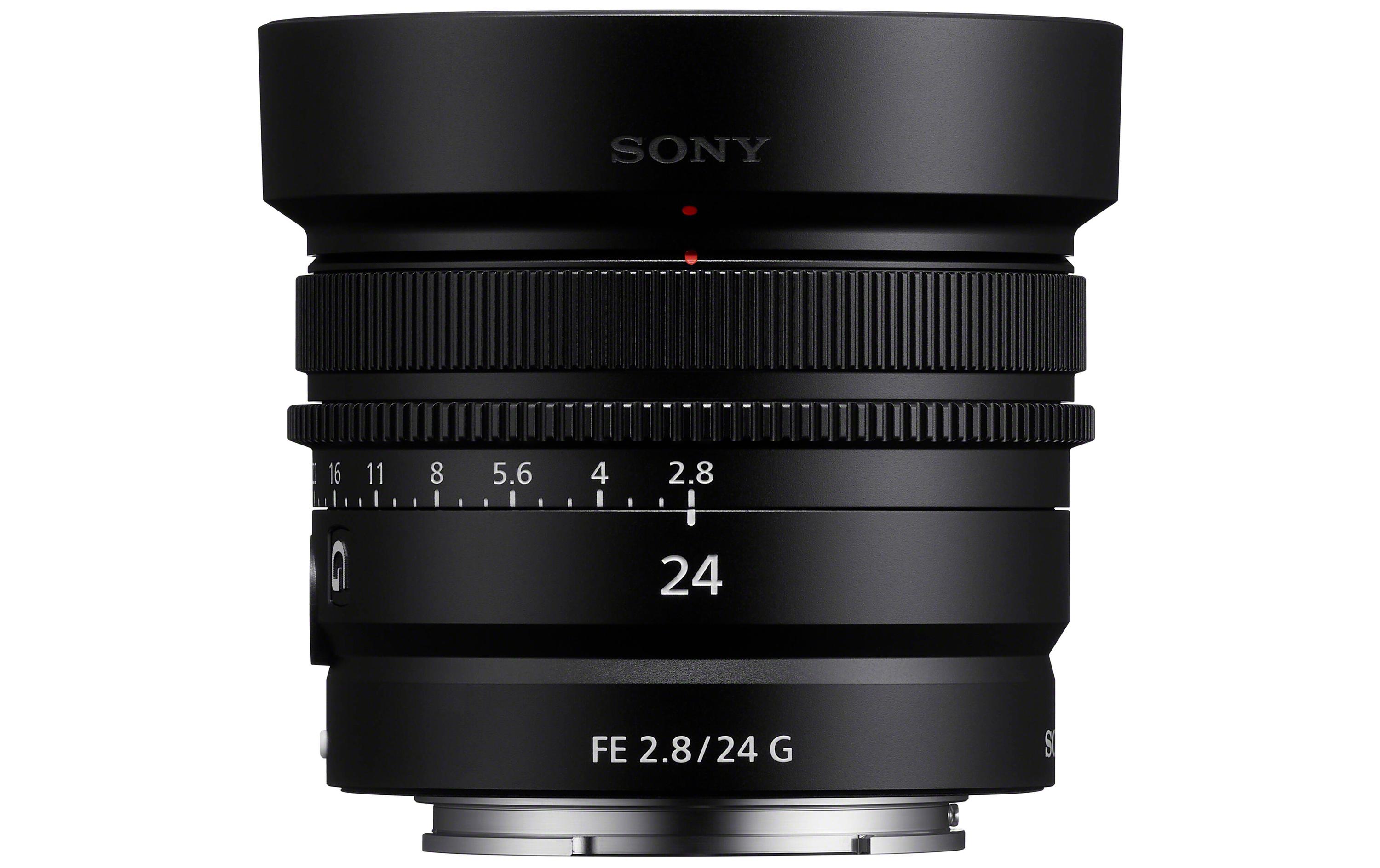 Festbrennweite FE 24mm F/2.8 G – Sony E-Mount<br>Kompaktes, robustes Weitwinkelobjektiv mit 24 mm Brennweite