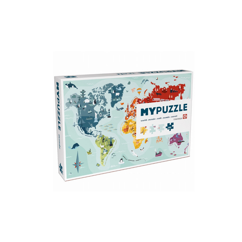Mypuzzle - Monde 252 Pièces