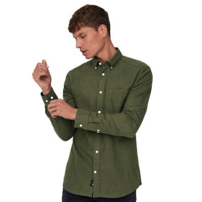 Chemise à manches longues homme Onsgudmund Slim ONLY AND SONS