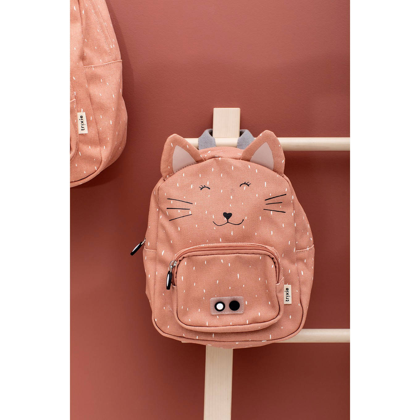 Trixie rugzak Mrs. Cat bruin