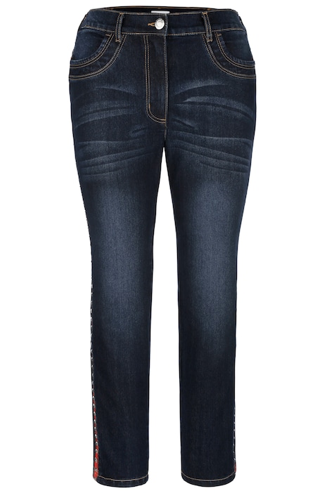Jeans, Slim Fit, Ziernietenstreifen, 5-Pocket