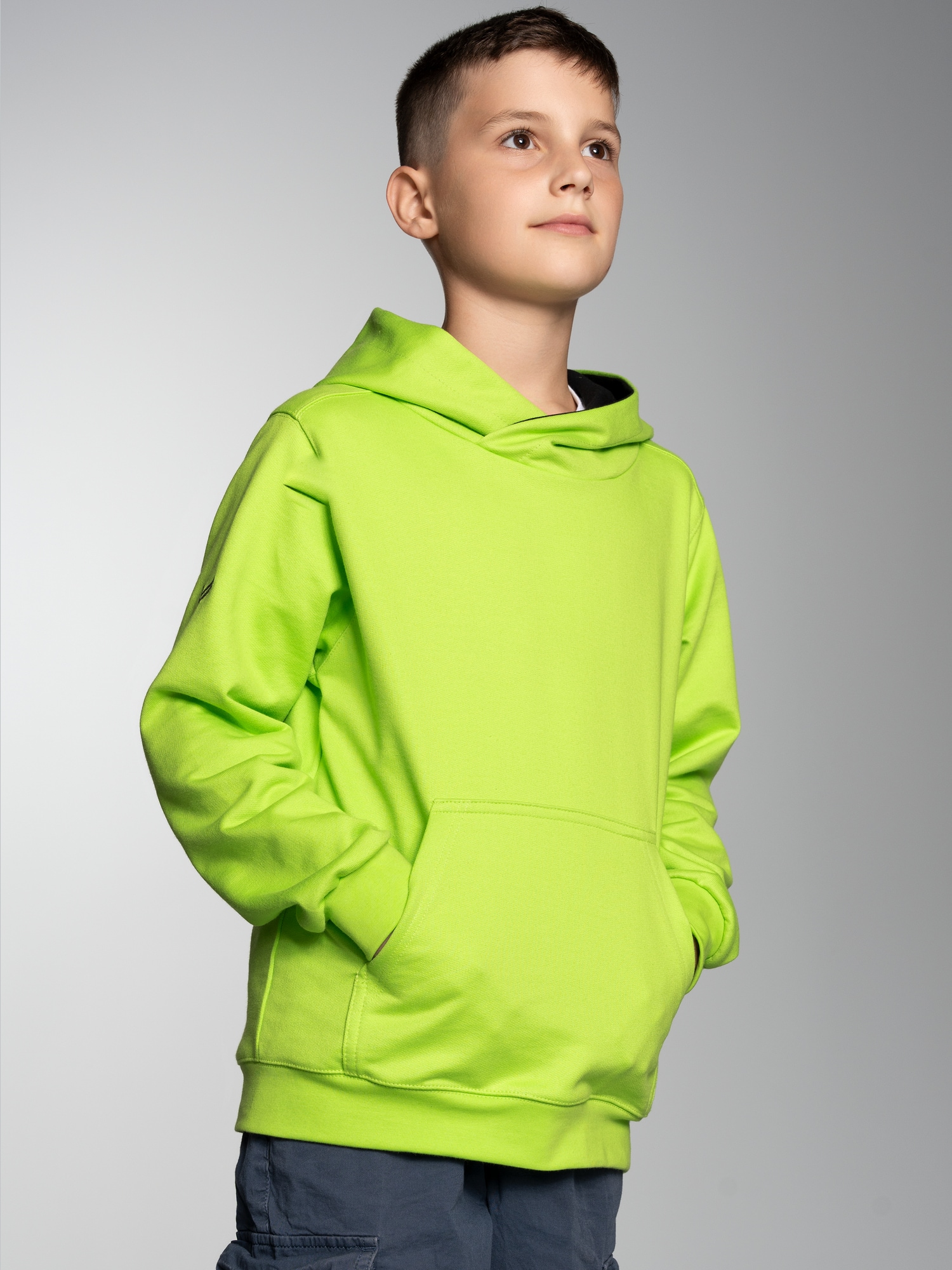 Kapuzenpullover mit Kängurutasche Lemon