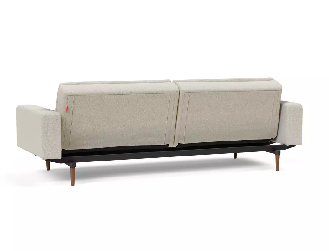 Schlafsofa mit Armlehnen Dublexo Styletto dunkel