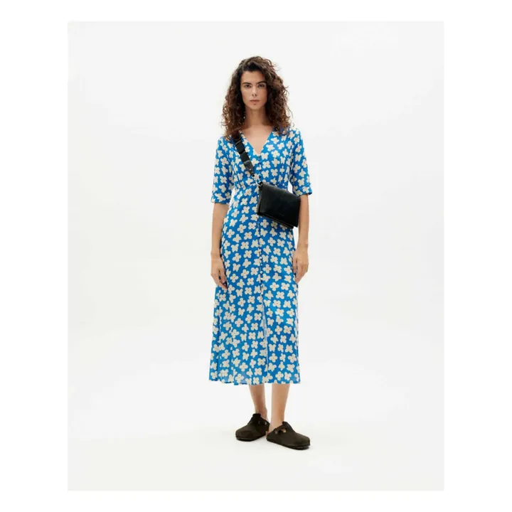 Thinking Mu Robe Camelia Butterfly | Bleu