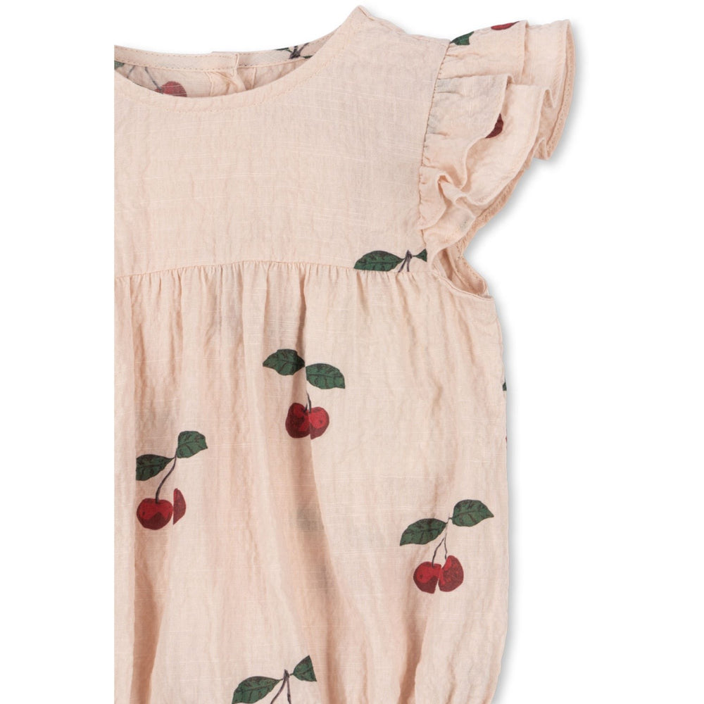 Køb Konges Sløjd Ma Grande Cerise Pink Elin Romper GOTS