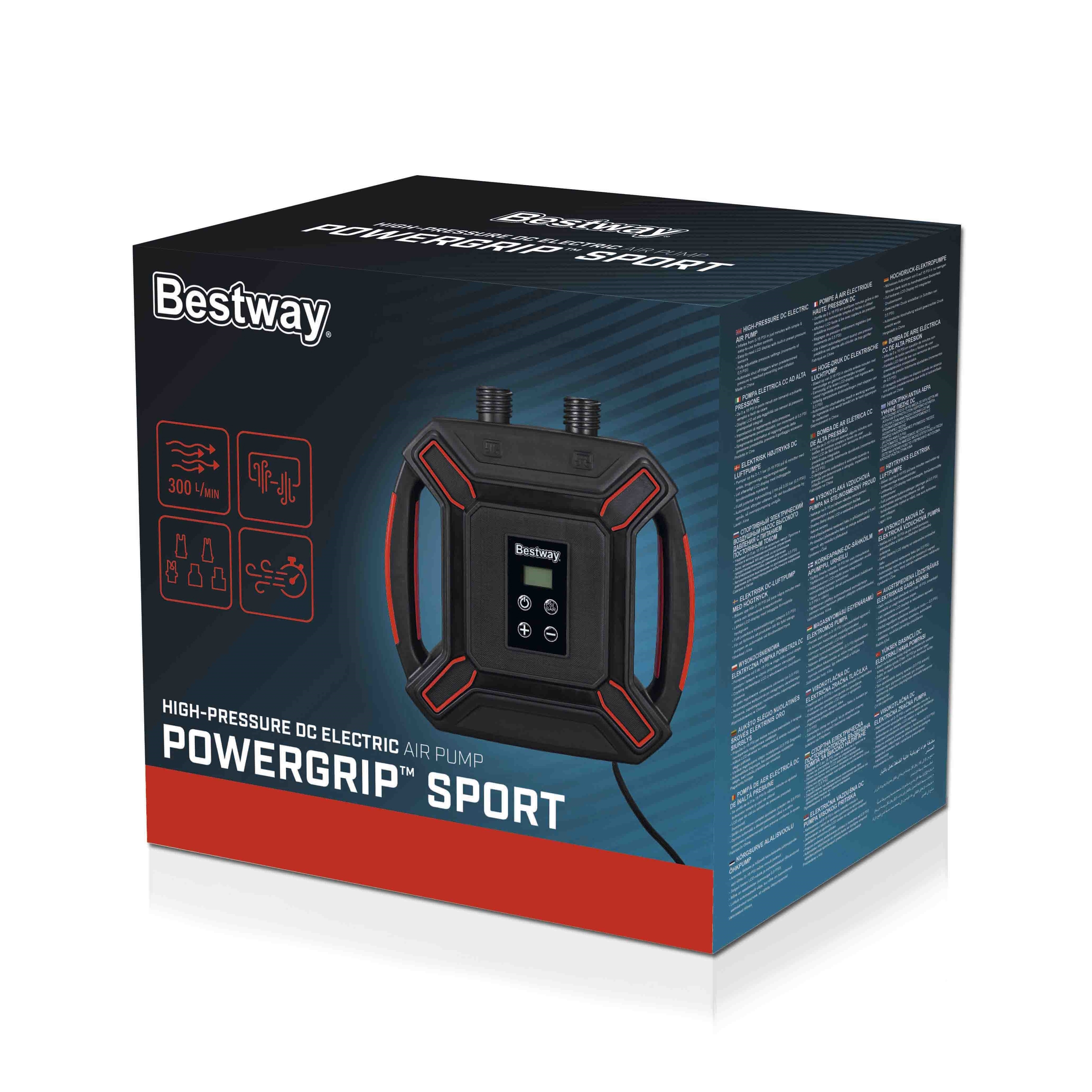 Pumpe elektrisch PowerGrip Sport 12V (16psi)