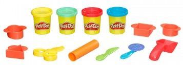 Play-Doh Starter Set Speelset - Boetseerklei - Inclusief 4 Play-Doh potjes - Knutselen voor kinderen