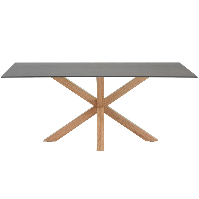 Kave Home New argo eettafel porselein Iron Moss
