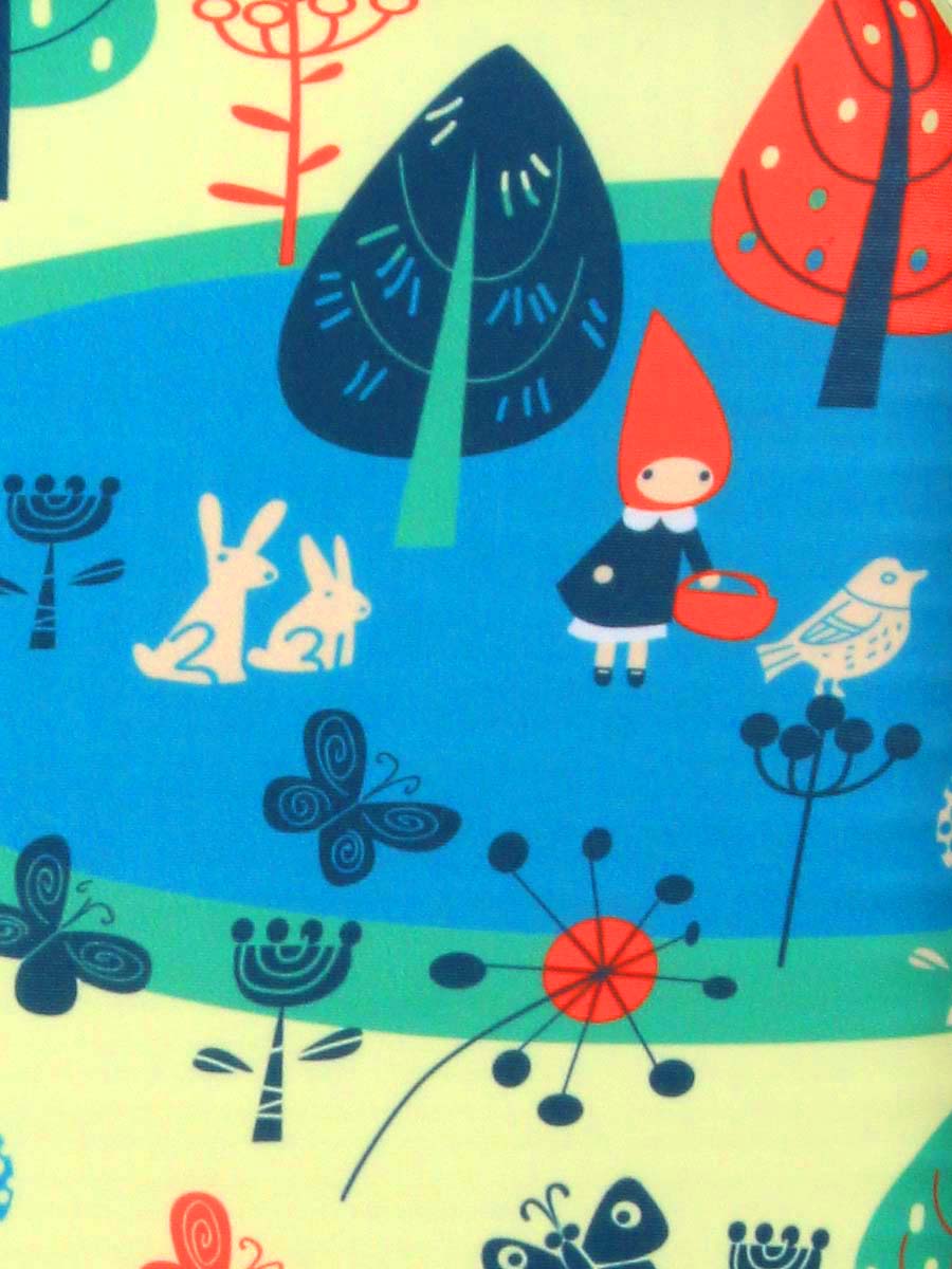 Housse de valise Periea Yellow and Blue Woodland M