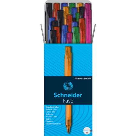 Schneider Fave 50er-Karton Kugelschreiber - M