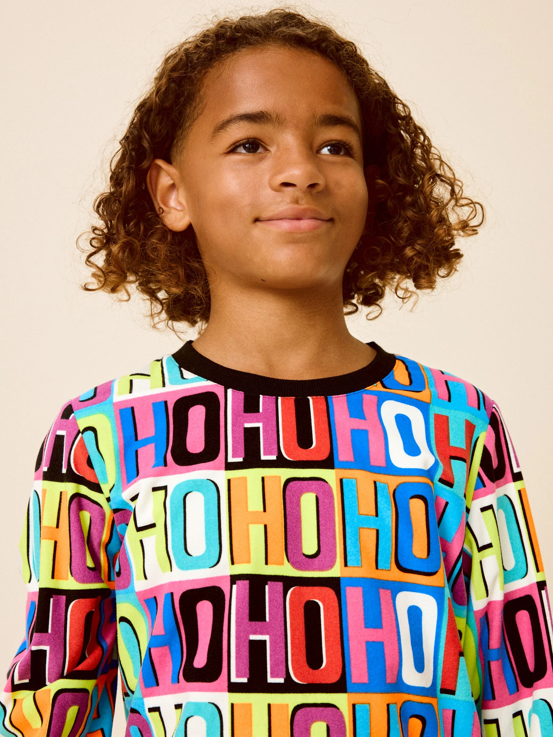 Meerkleurig - Zachte kerstpyjama van fleece met elastaan (9mnd -16jr)