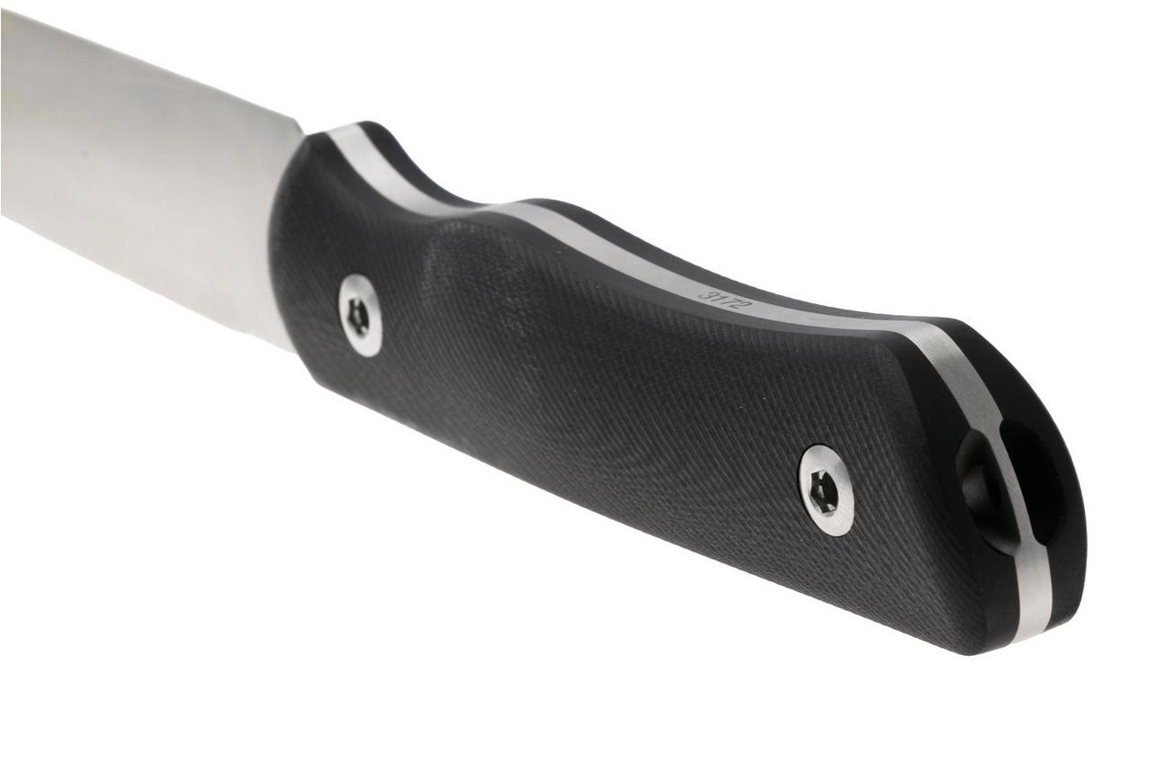 Real Steel Bushcraft Plus II Convex 3721C Black G10, bushcraftmes