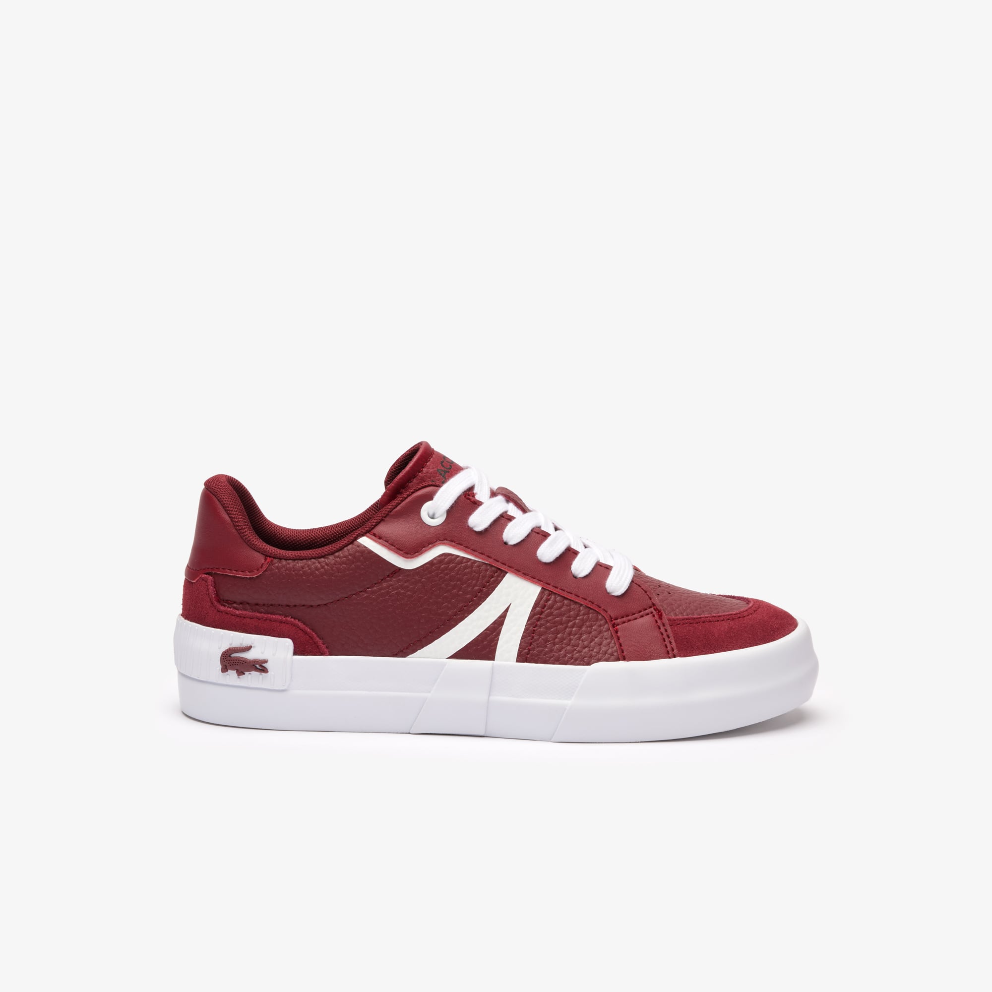 Sneakers L004 femme en cuir color-block Sneakers - Rouge - Lacoste - Femme