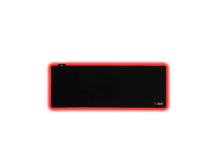 SAVIO GAMING Turbo Dynamic - Musemåtte - LED Edition - størrelse XL