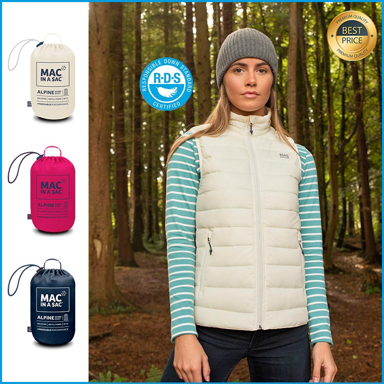 Damen Daunengilet ALPINE RDS 90%Down,10%Feather