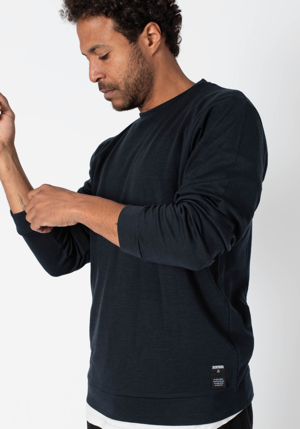 Jeckybeng The Merino Sweater Unisex Midnight