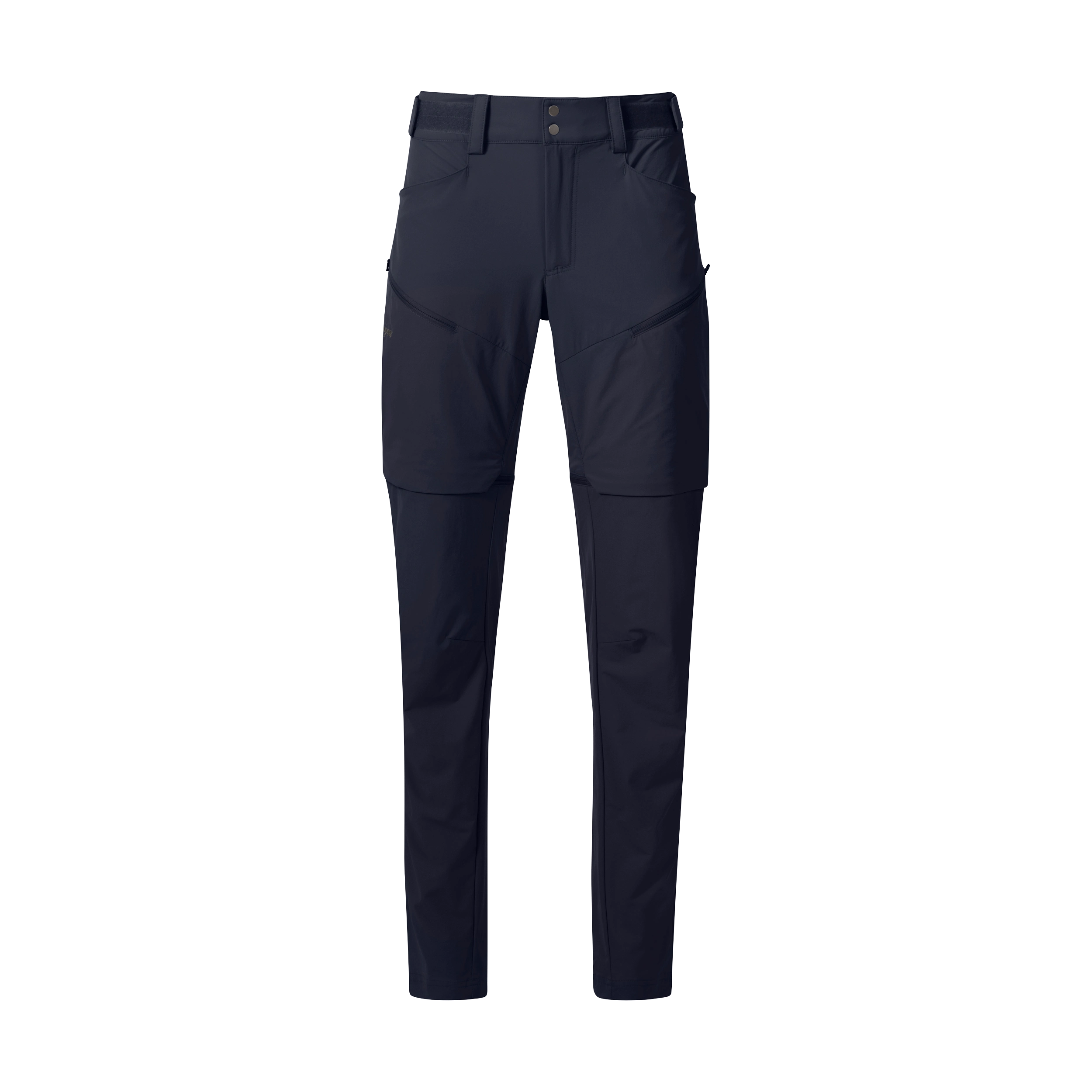 Convertible Zip-Off Softshell Pants Women Navy Blue