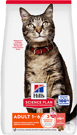 Hill's Science Plan Adult Croquettes Au Saumon Pour Chat 10kg