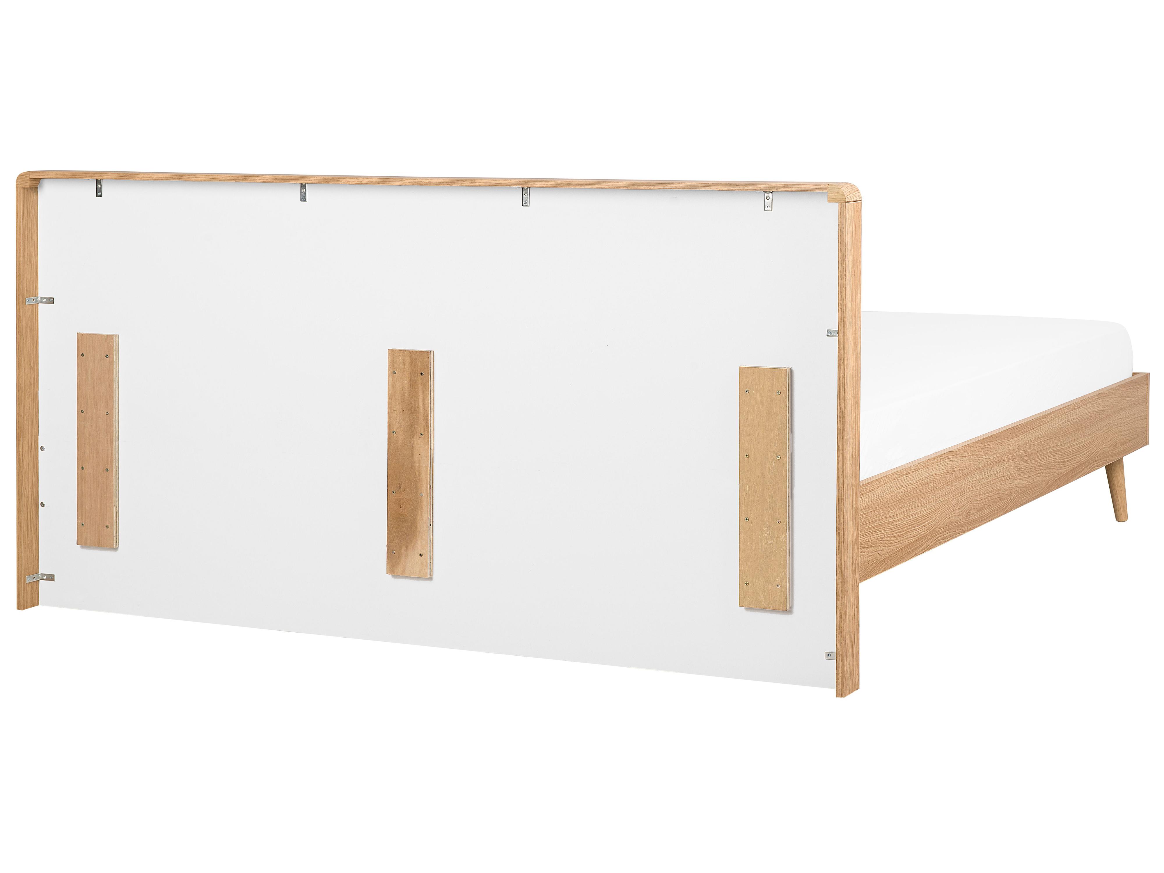Bed SERRIS 180 x 200 cm Lichtbruin