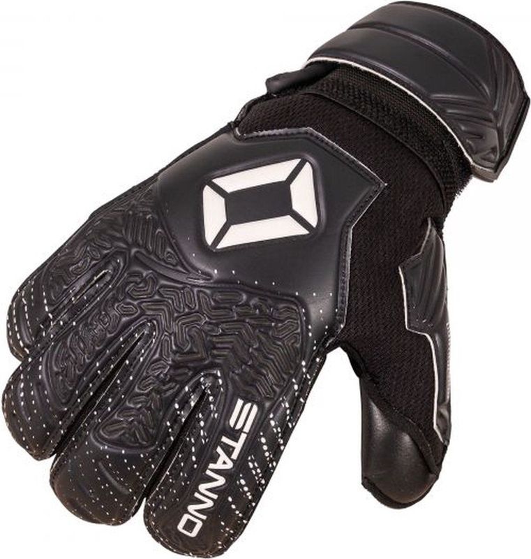 Stanno - Hardground VI - Keepershandschoenen - Zwart Wit - Soft Foam