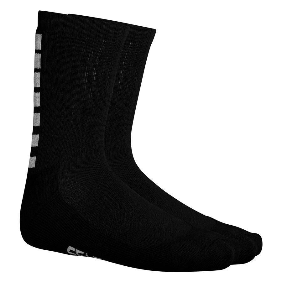 Select Chaussettes de Football Striped Courtes - Noir/Blanc