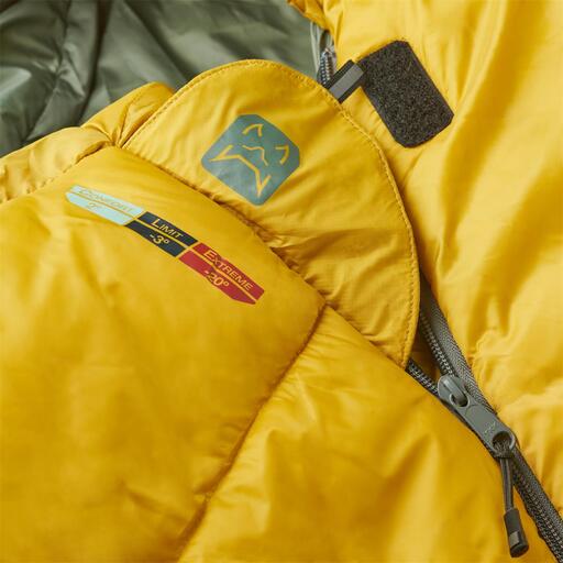 Saco de dormir Altus Tibet 1100 H30 para canhotos