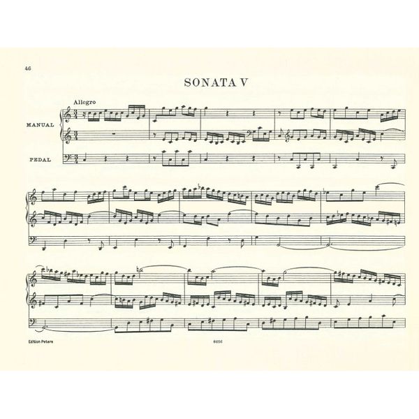 Edition Peters Bach Orgelwerke 1