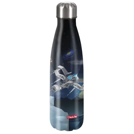 Step by Step Isolierte Edelstahl-Trinkflasche 