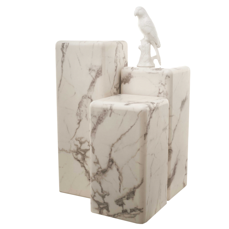 POLSPOTTEN Pillar Marble pilaar large wit
