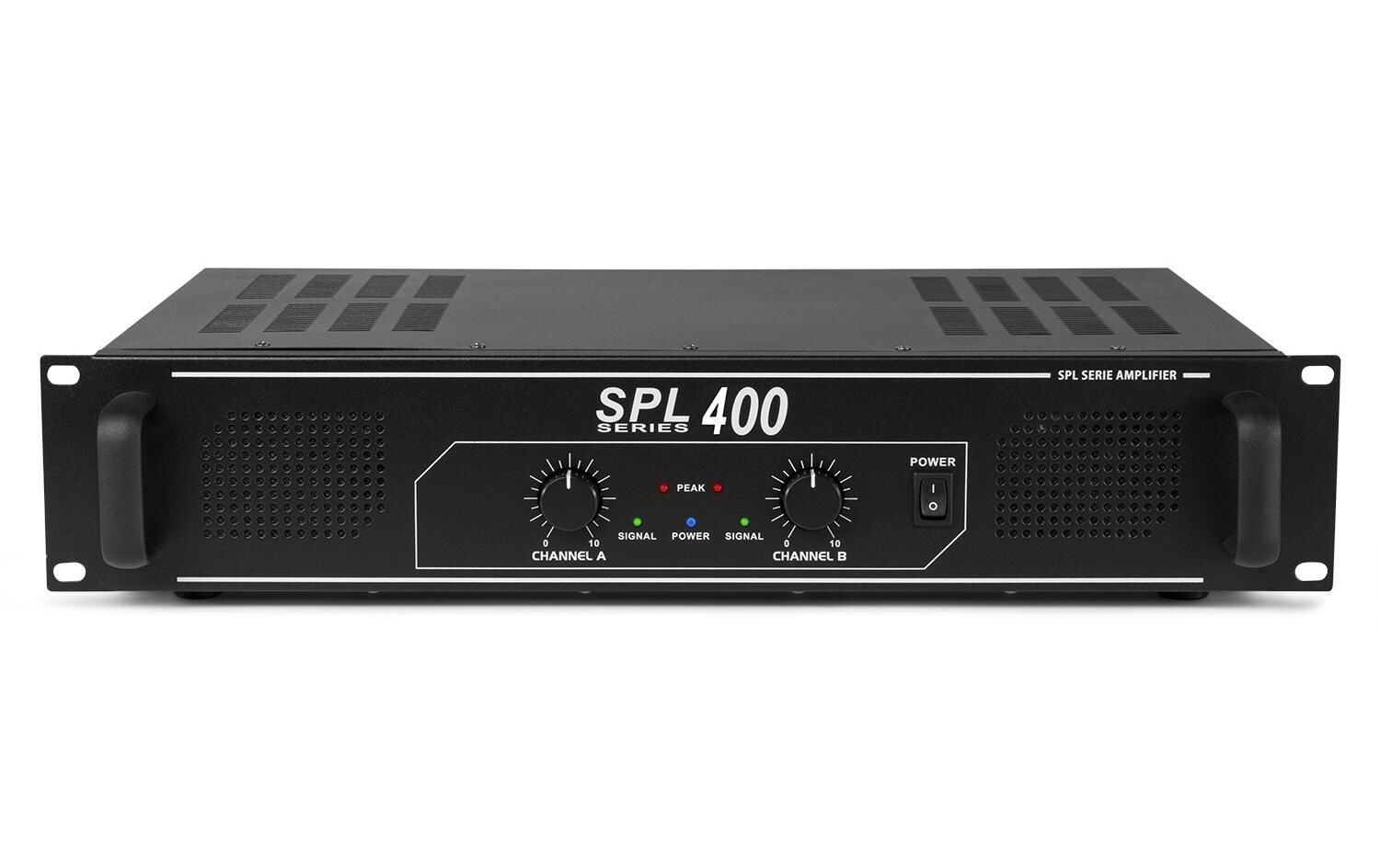 Endstufe SPL 400 BlackEndstufe mit 2x 200 Watt