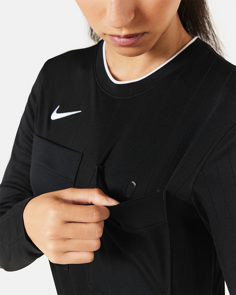 Maillot d'arbitre manches longues Nike Arbitre FFF II Noir pour femme
