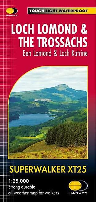 LOCH LOMOND THE TROSSACHS 1.25.000