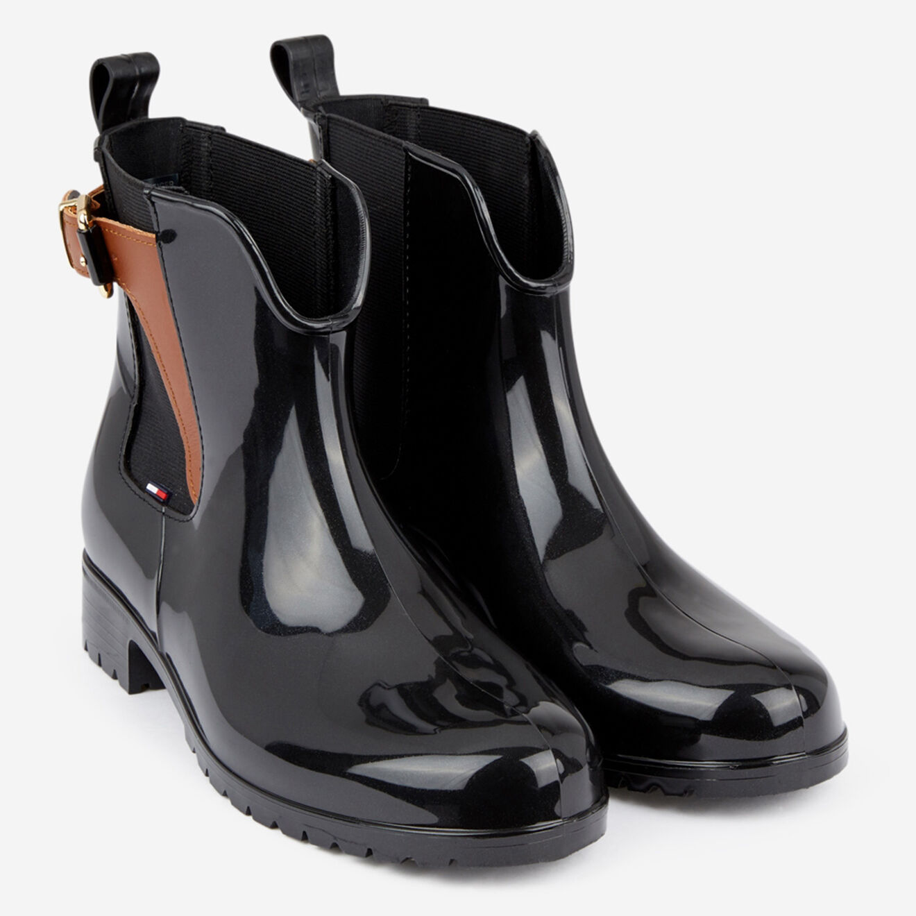 Tommy Hilfiger Bottines de pluie O1285Xley 2Z2 noires