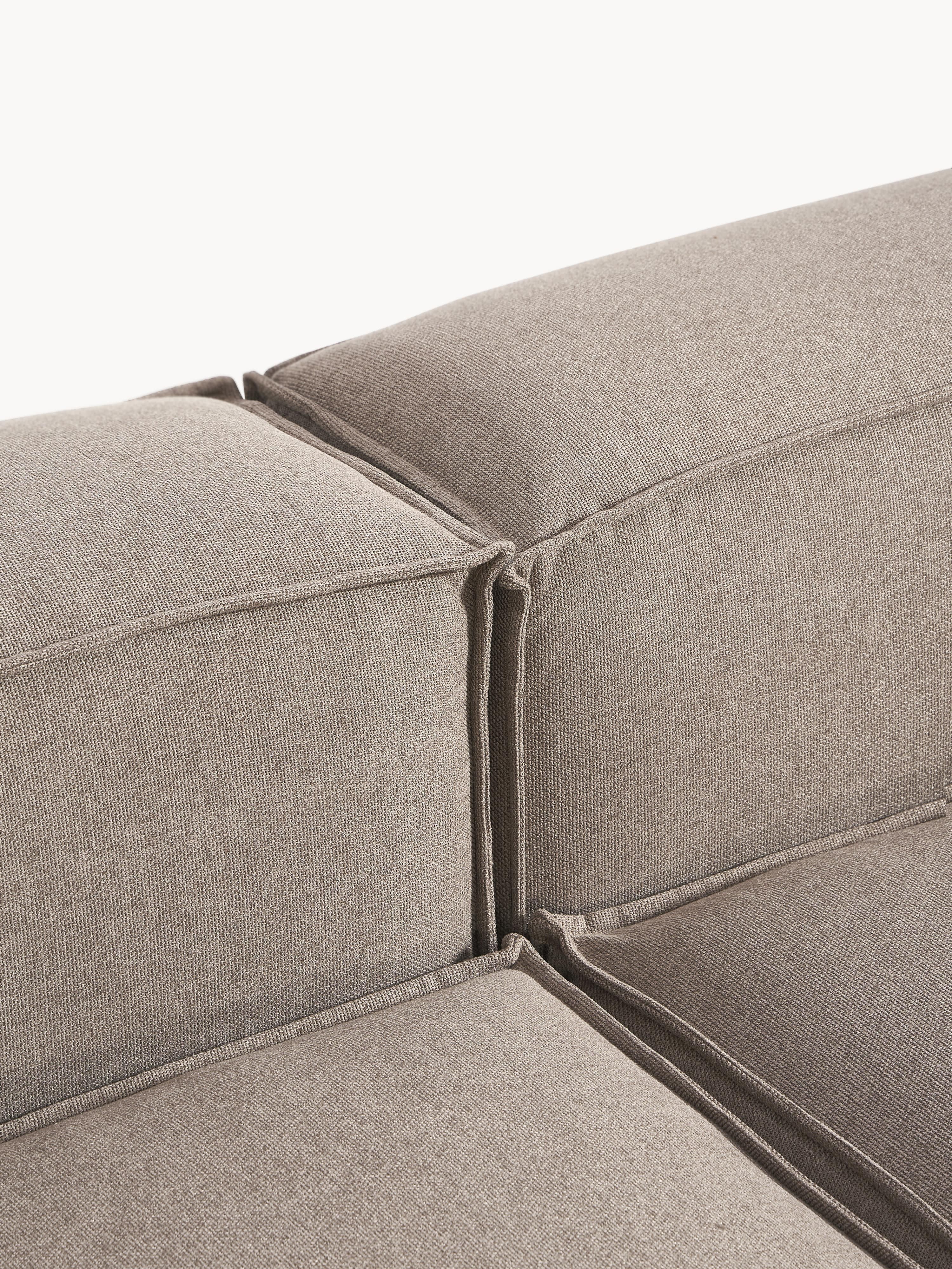 Modulaire bank Lennon (4-zits) met poef (links/rechts)