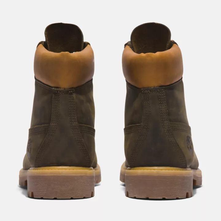 Bota Timberland Premium de 6 polegadas para homem na cor verde escura