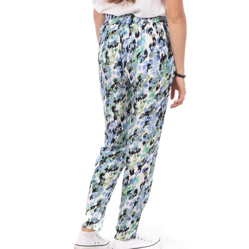 Vero Moda Pantalons Fluide Vert/Bleu Femme Vero Moda Vmeasy