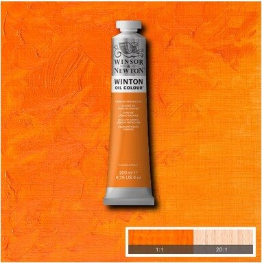 Winsor & Newton - Oliemaling - Cadmium Orange Hue 200 ML