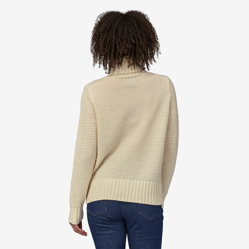 Damen-Rollkragenpullover aus recyceltem Kaschmir