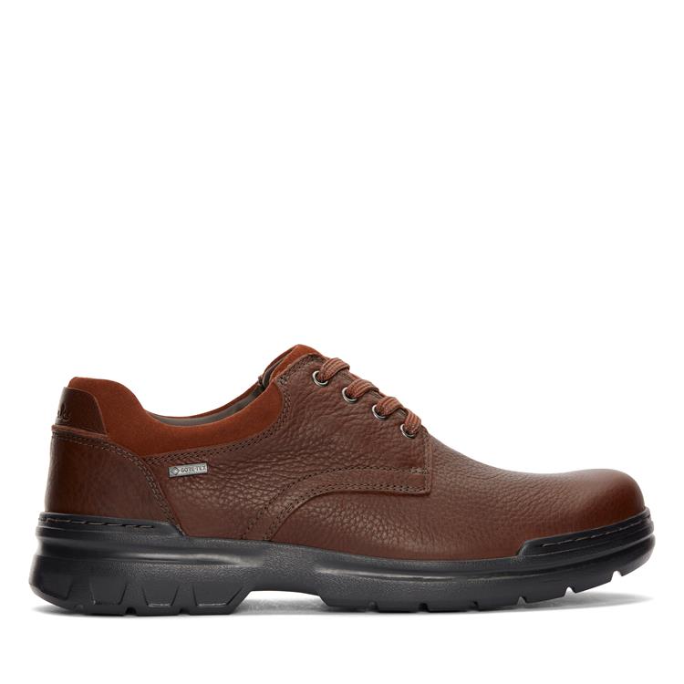 Clarks ROCKIE WALKGTX dark tan lea