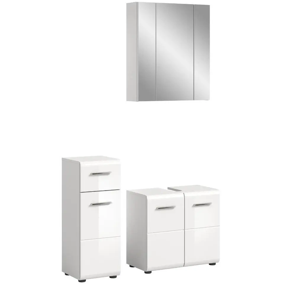 Hioshop Ice badkamer I76 wit hoogglans- wit