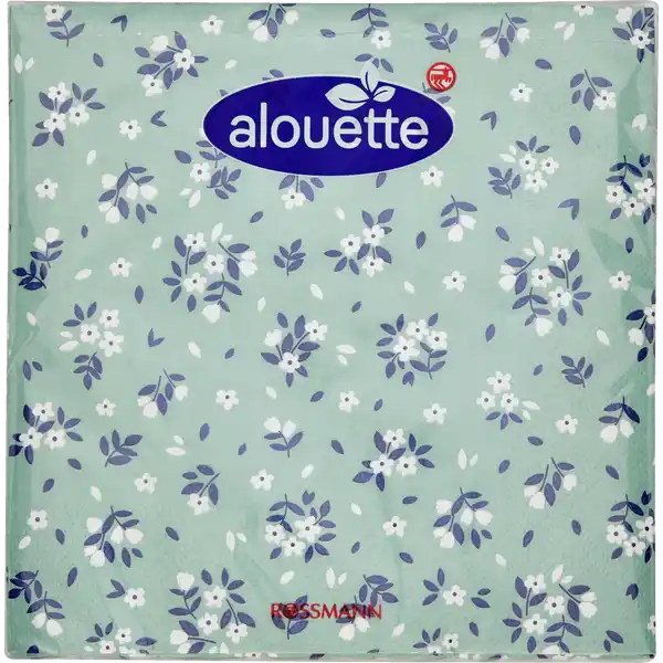 Serviette grafisch  /  Blumen